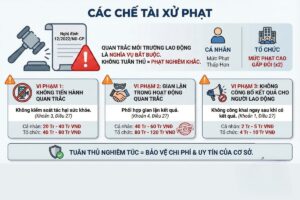 Các chế tài xử phạt về Quan Trắc Môi Trường