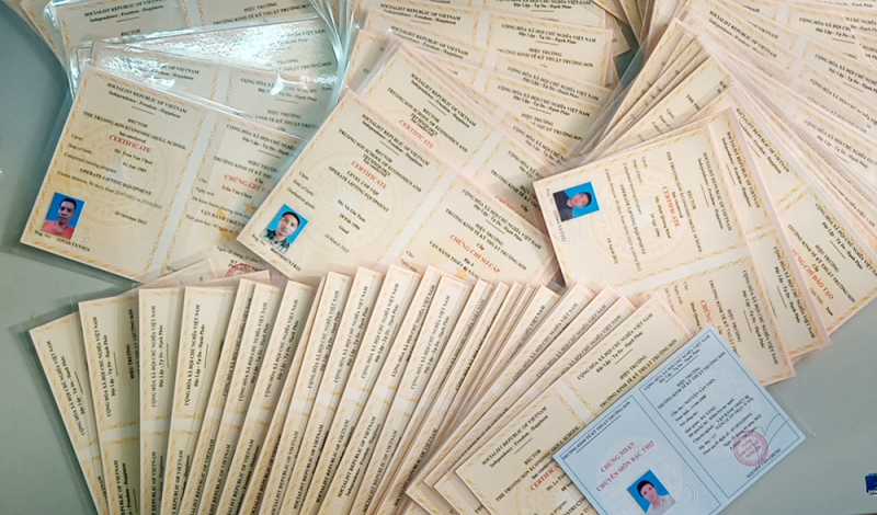 Chứng chỉ an toàn lao động được làm giả vô cùng tinh vi