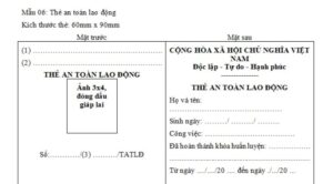 Thời hạn sử dụng và gia hạn thẻ an toàn lao động