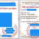 Mẫu thẻ an toàn lao động nhóm 3