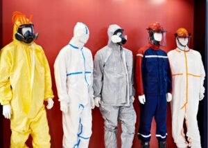 PPE bảo vệ thân thể giúp giảm rủi ro chấn thương và tác động từ môi trường làm việc.