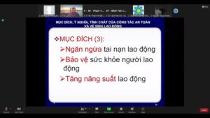 Khóa học ATLĐ online cung cấp kiến thức và kỹ năng an toàn lao động.