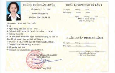 Phân Biệt Chứng Chỉ và Thẻ An Toàn Lao Động